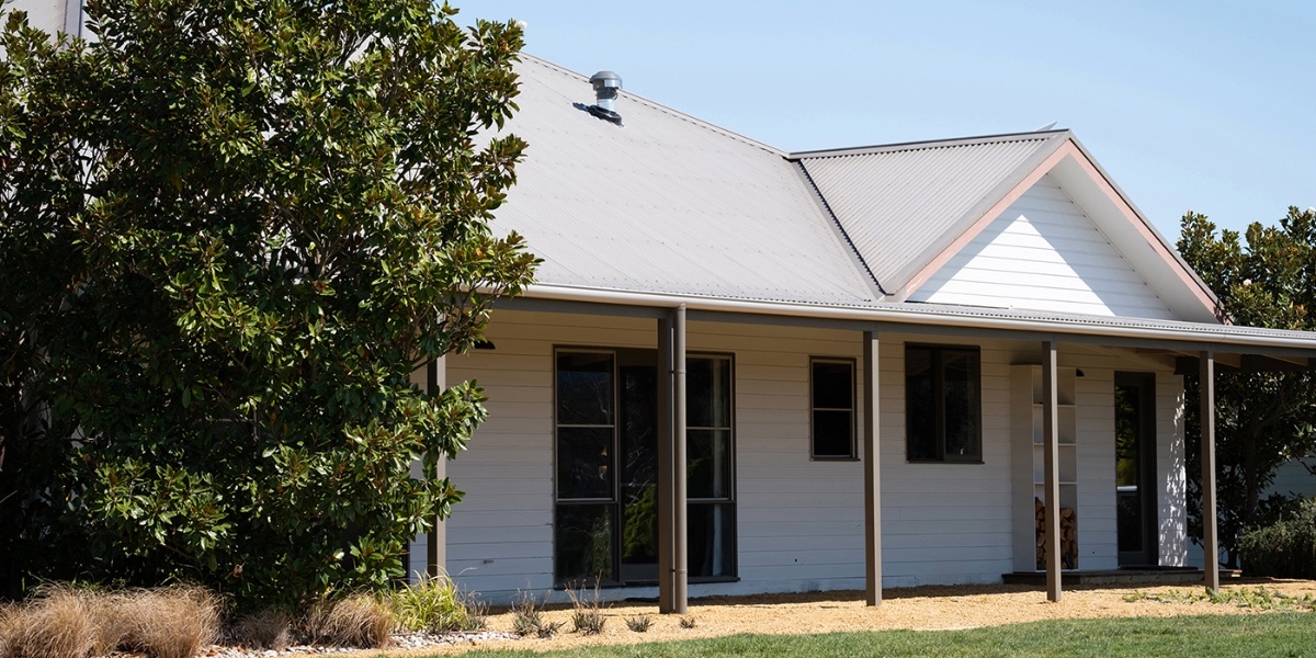 Guest lodges in Carrajung Estate, Gippsland, with Isodrive® Motor Systems mounted on roof.